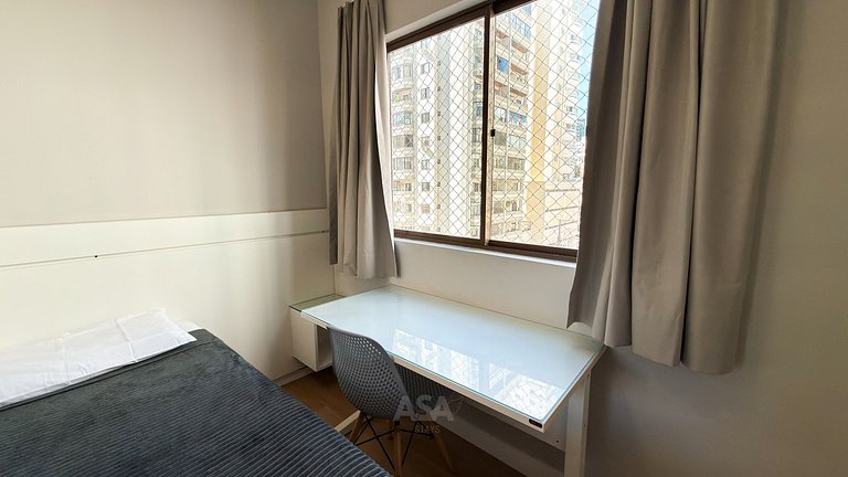 ASA | 3QT Reno | Suíte | Ar Cond. | Centro BC