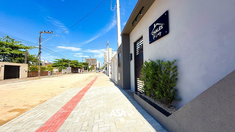 ASA | Chalés Vô Luiz | 2QT | Ar Cond. | Churrasqueira | Próx