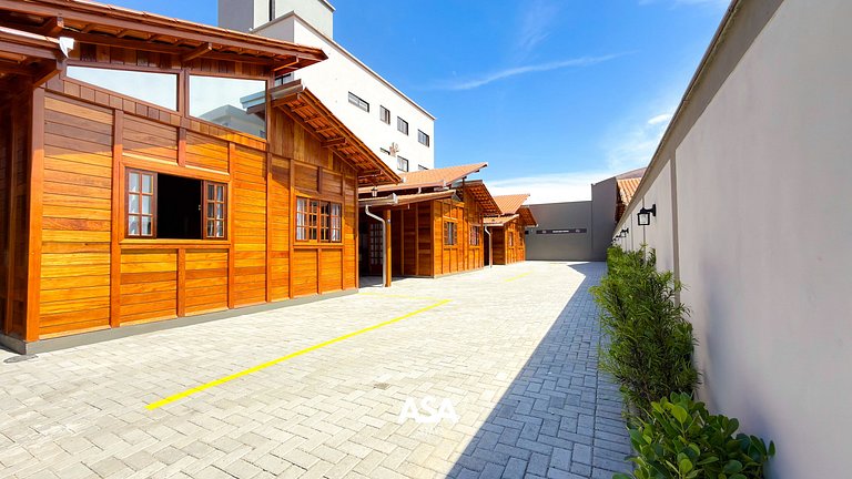 ASA | Chalés Vô Luiz | 2QT | Ar Cond. | Churrasqueira | Próx