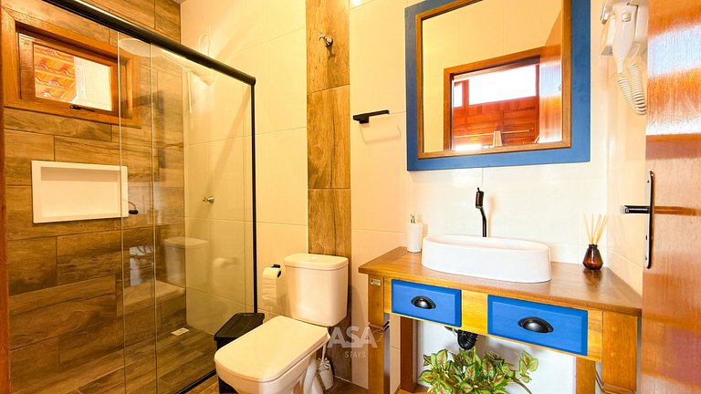 ASA | Chalé Vô Luiz | 2QT | Ar Cond. | Gravatá