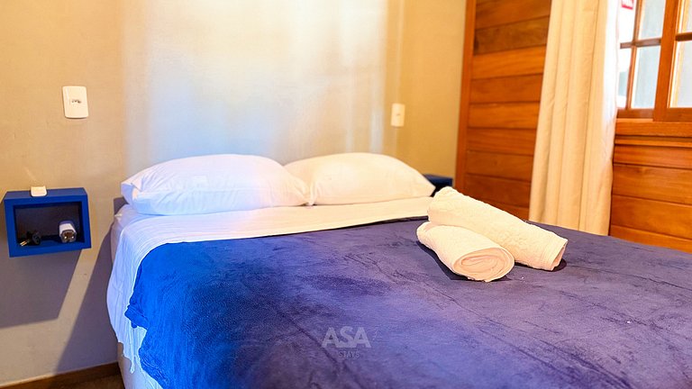 ASA | Chalé Vô Luiz | 2QT | Ar Cond. | Gravatá