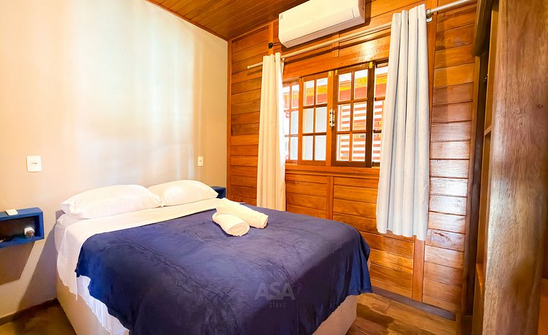 ASA | Chalé Vô Luiz | 2QT | Ar Cond. | Gravatá