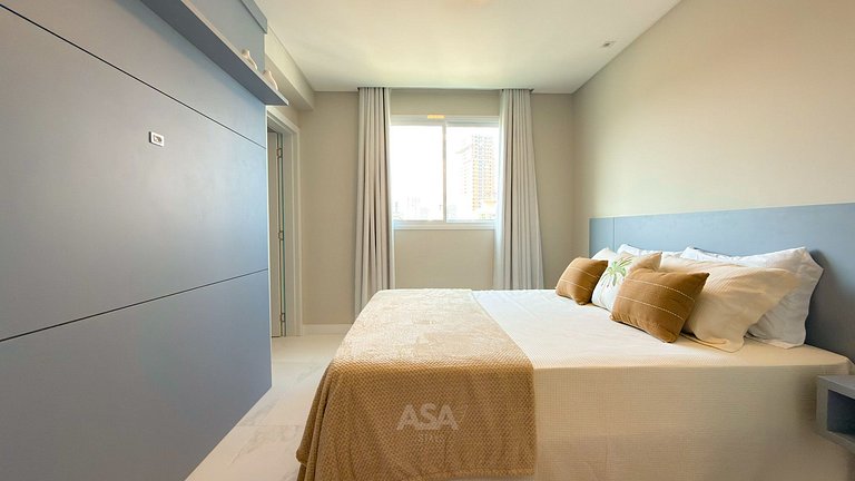 Apto Vista Mar de Alto Padrão em Itapema, 3 Quartos | ASA