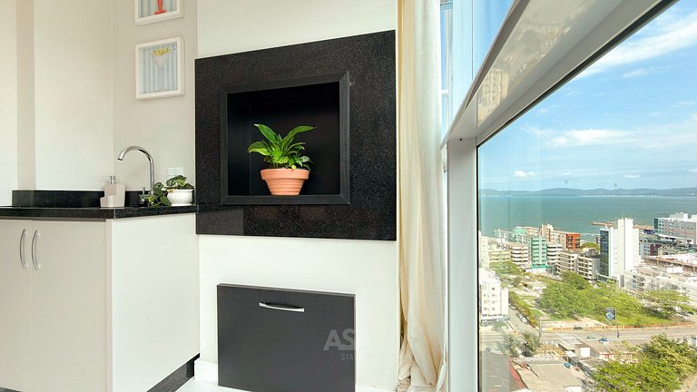 Apto Vista Mar de Alto Padrão em Itapema, 3 Quartos | ASA