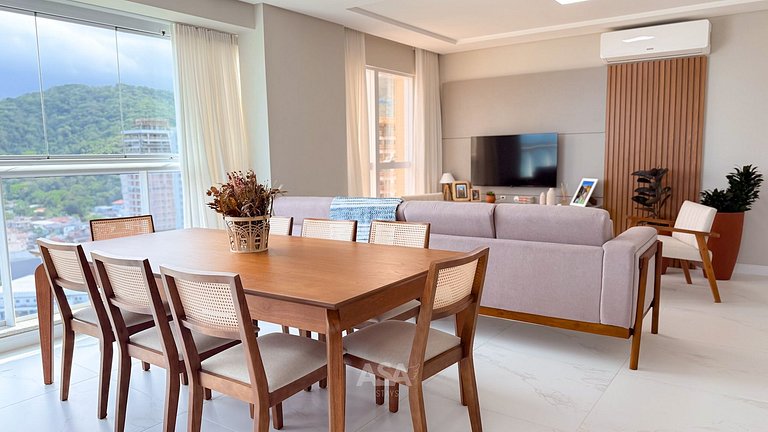Apto Vista Mar de Alto Padrão em Itapema, 3 Quartos | ASA