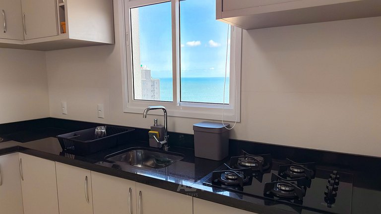 Apto Vista Mar de Alto Padrão em Itapema, 3 Quartos | ASA