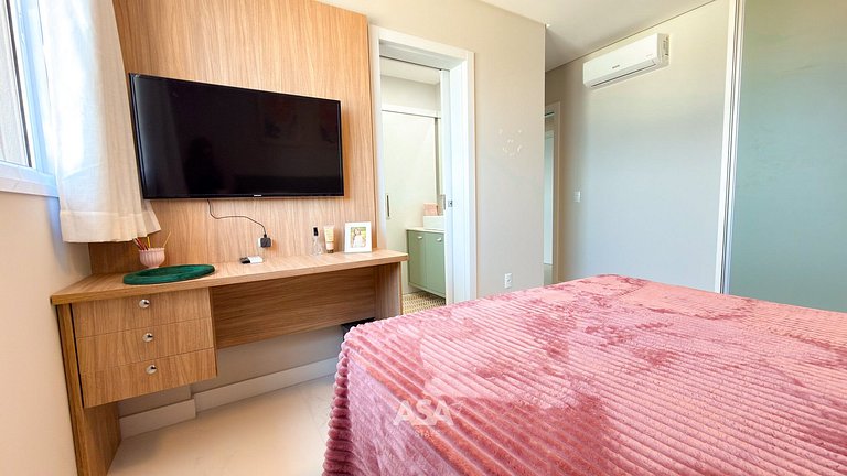 Apto Vista Mar de Alto Padrão em Itapema, 3 Quartos | ASA