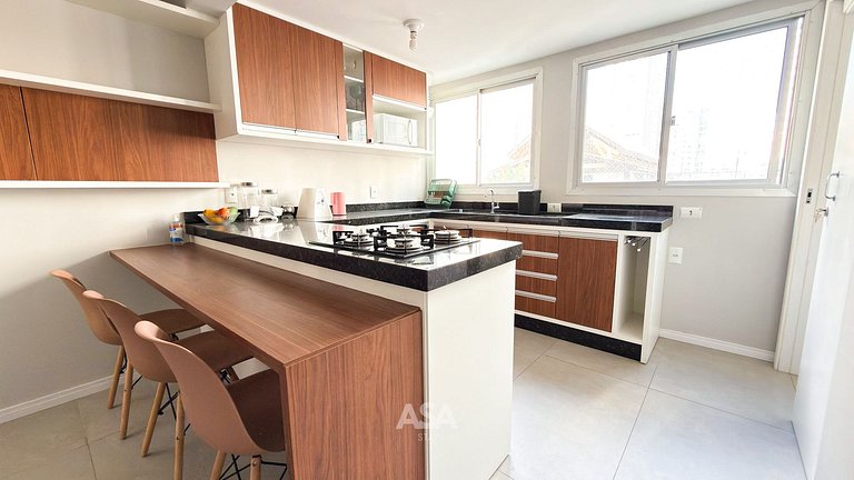 ASA | 3QT Climatizado | Próx Praia | Central BC