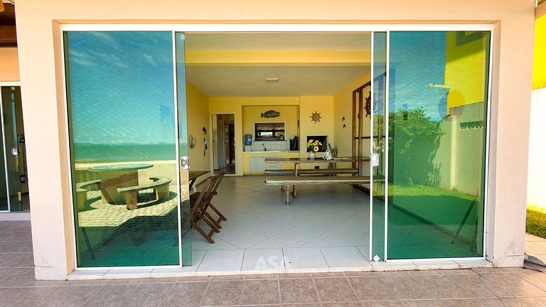 ASA | Casa Pé na Areia Zimbros | Bombinhas | 4QT