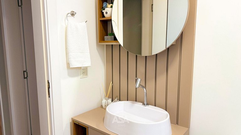 Apartamento no Centro de Navegantes, 2 Quartos | ASA