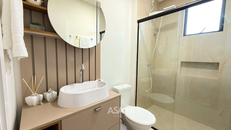 Apartamento no Centro de Navegantes, 2 Quartos | ASA