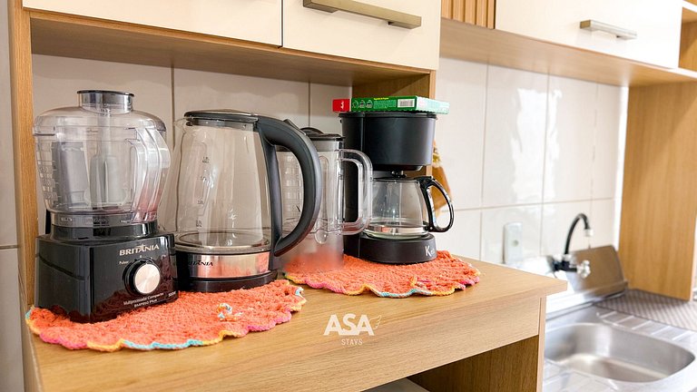 ASA | Portal Camboriú Apartment | 1 Bedroom | Pool | BC