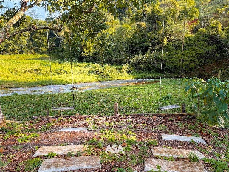Refúgio Esmeralda | Farmhouse with Pool and Creek, Itajaí