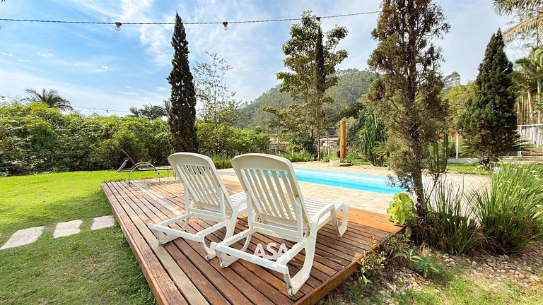 Refúgio Esmeralda | Farmhouse with Pool and Creek, Itajaí