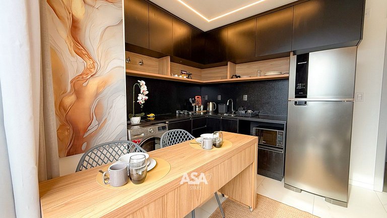 Cosmopolitan 1707 | Loft com Piscina no Centro de Blumenau