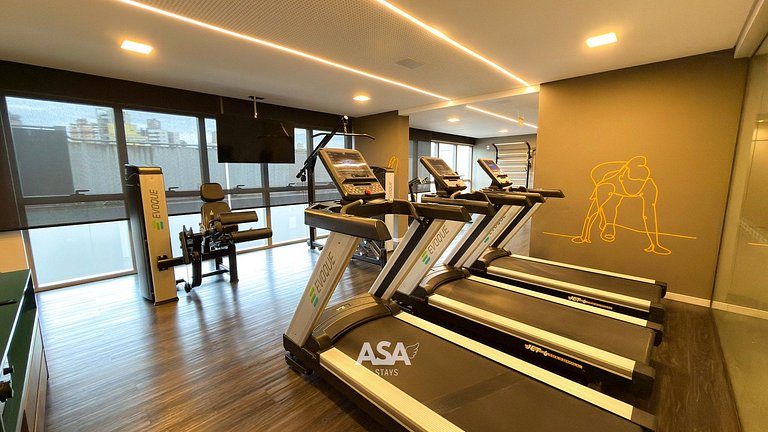 Cosmopolitan 1707 | Loft com Piscina no Centro de Blumenau