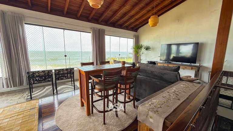 Casa Pé na Areia na Península | 4 Suítes | Barra Velha