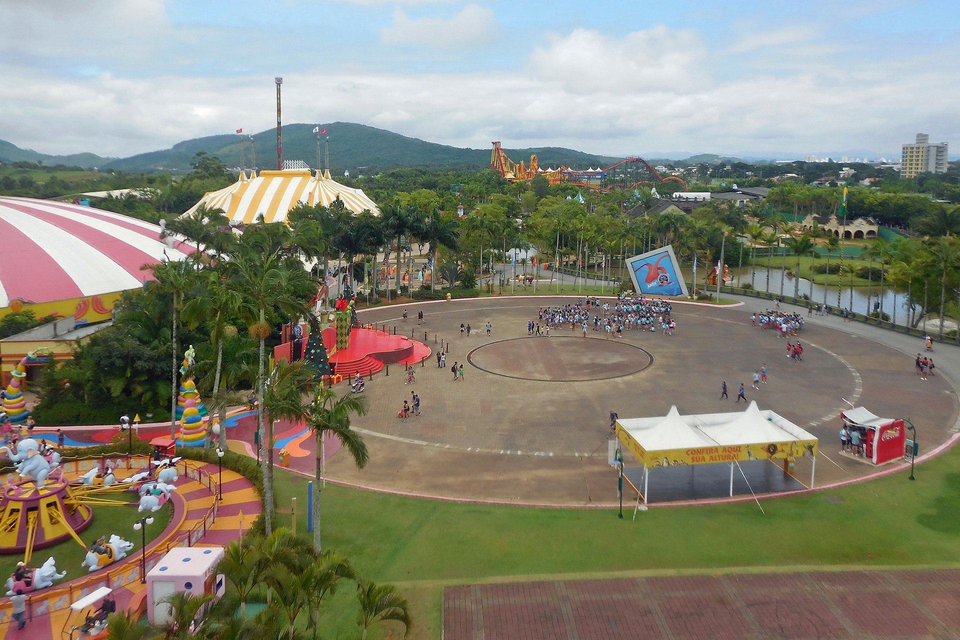 Vista aérea do Beto Carrero World
