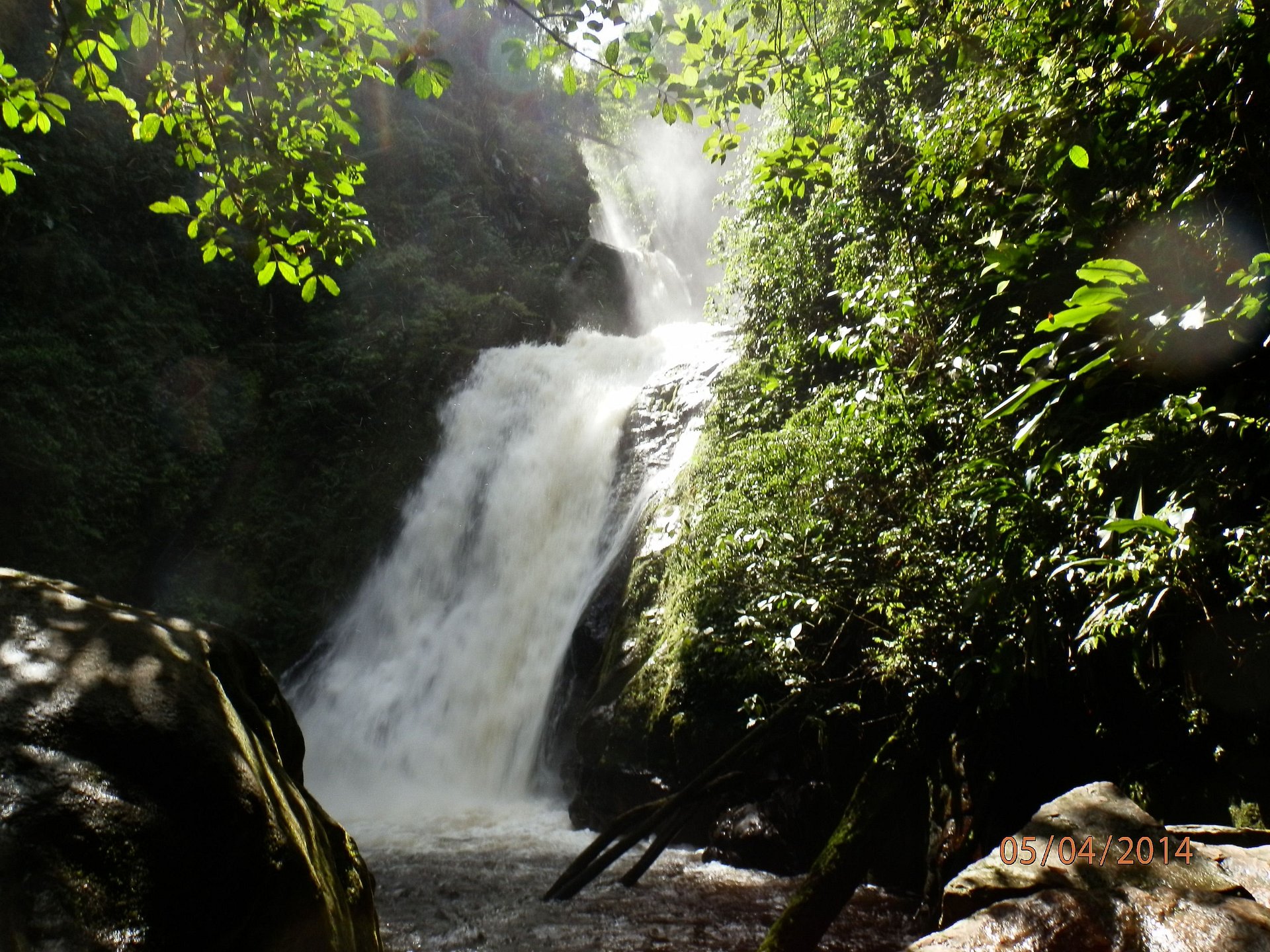 Cachoeira na Mata Atlântica catarinense